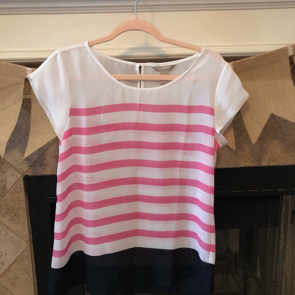 Banana Republic striped blouse
